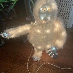 Rudolph The Red Nose Reindeer Pre Lit YARD Art Abdominal Snownan 