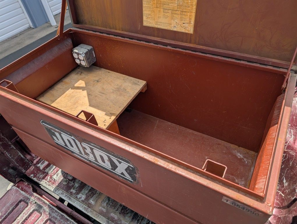 Job Box Toolbox Upgraded With Industrial Casters And Outlets