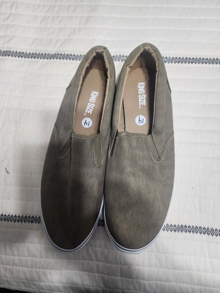 Men's King Size Slip On Shoes 15.00 For Both Pair