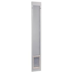 Ideal Pet Products Aluminum Pet Patio Door, Adjustable Height 77-5/8" To 80-3/8", 7" X 11-1/4" Flap