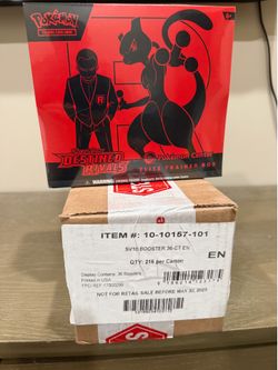 SEALED - Destined Rivals Booster Box Case & PKC Etb