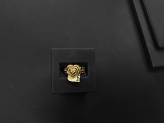 Ring - Engagement Set - Yellow Gold 10k (.417) 4.9 grams Size 8