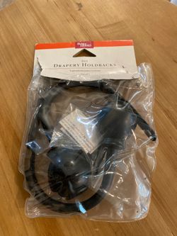 Drapery Holdback by Better Homes and Gardens. Black color