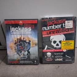 Jackass 1 And Jackass 2 DVDs