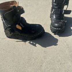 Almost new black boots