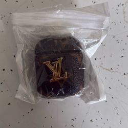 LV airpod case with keychain  