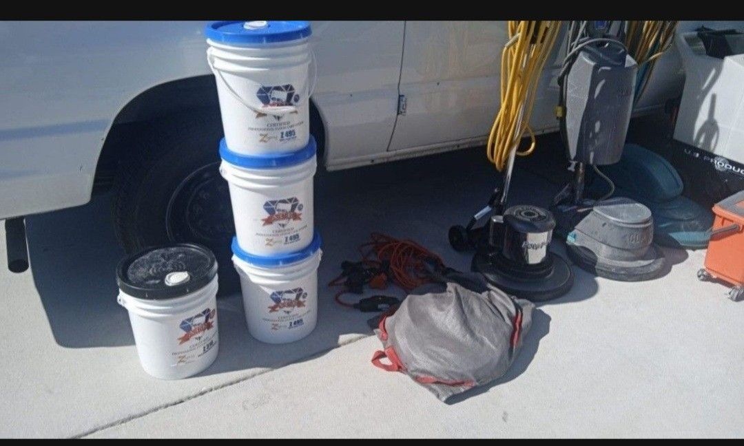 Strip And Wax/ Cleaning Supplies