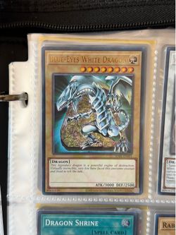 Blue eyes white dragon