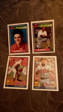 Topps Baseball Rookie Trading Cards 4pc