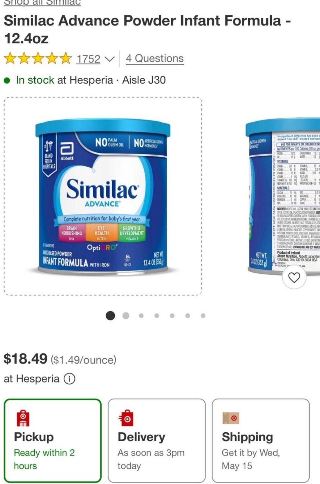 Similac Advanced