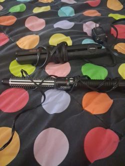 Matrix flat iron and Conair curling iron