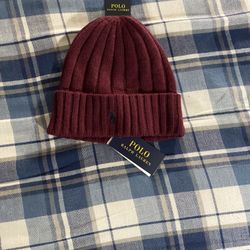 Red Polo Ralph Lauren Beanie 
