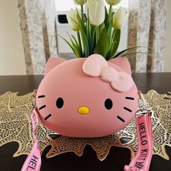 Pink Hello Kitty Crossbody Bag