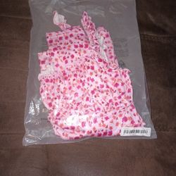 New Women's Pink 🩷 Long flowery dress 🌸