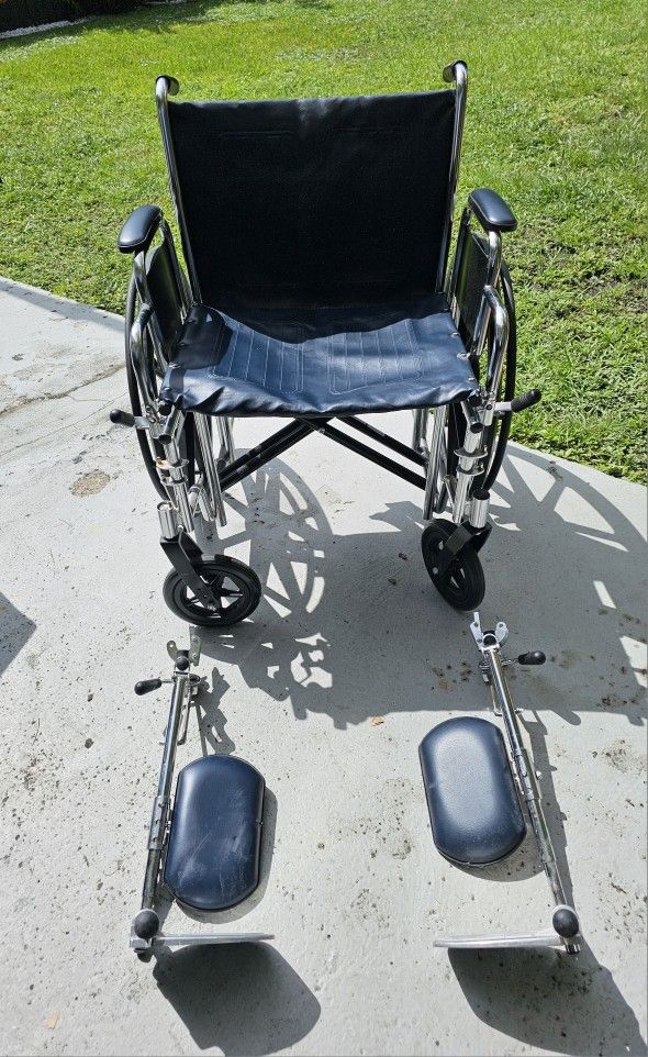 Leather Wheelchair