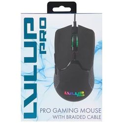 Gaming Mouse with 6ft Braided Cable - Black
