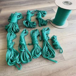 500 Ft Shibari Rope MFP Green Solid Braid Rope From Agreeable Agony Never Used