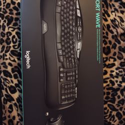 Logitech MK 550 Comfort Wave Keyboard 