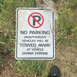 No Parking Signs 18” 24