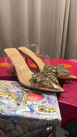 Gold heels