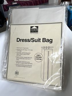 New Vintage Dress Suit Canvas Bag 