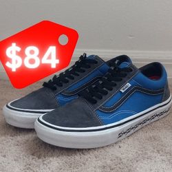 Vans Skate Old Skool Supreme Tribal Barbed Wire Royal