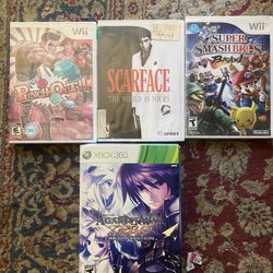 Wii Games And Xbox 360 Game