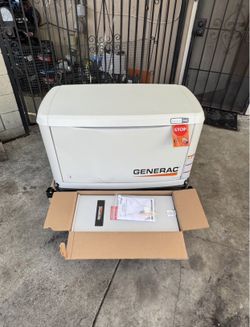 Generac22,000 Watt - Dual Fuel Air- Cooled Whole House Home Standby Generator, Smart Home Monitoring