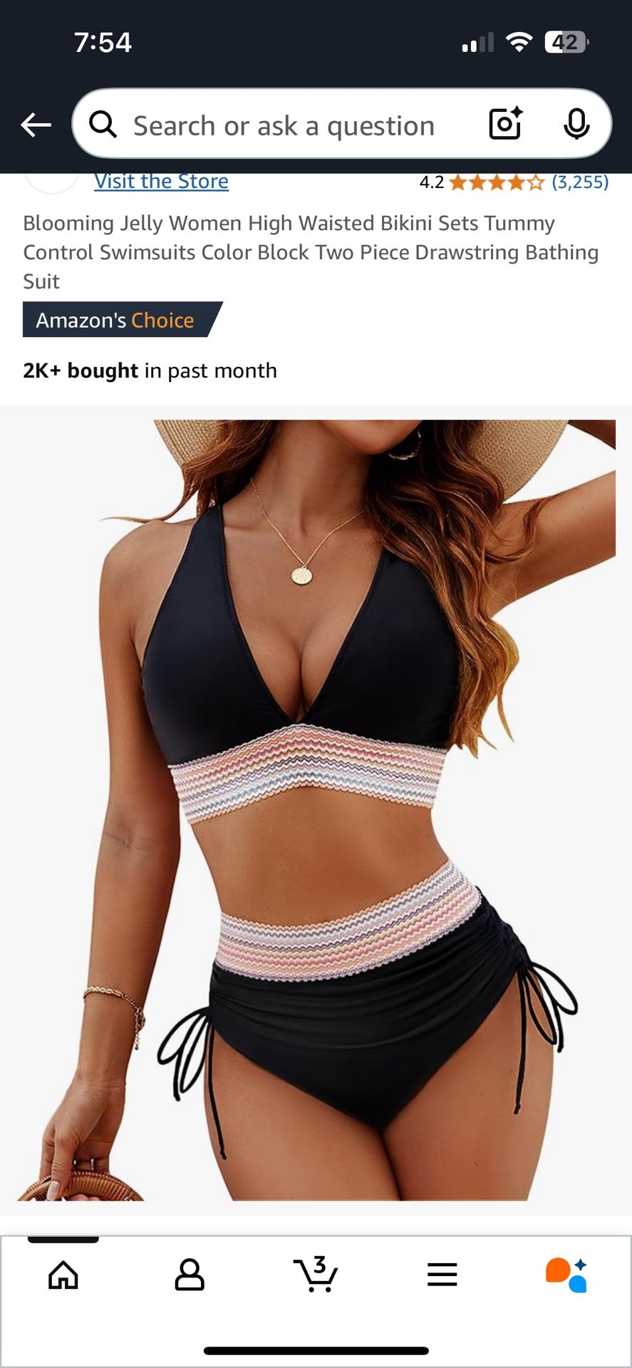 Boho Bikini’s, w/Tummy Control, 1st Style Burnt Orang/Brown, 2nd As Pic, New w/Tags,Never Warn!! Women’s 8-10/M, w/ Adjustable Straps, MSRP, $35.79