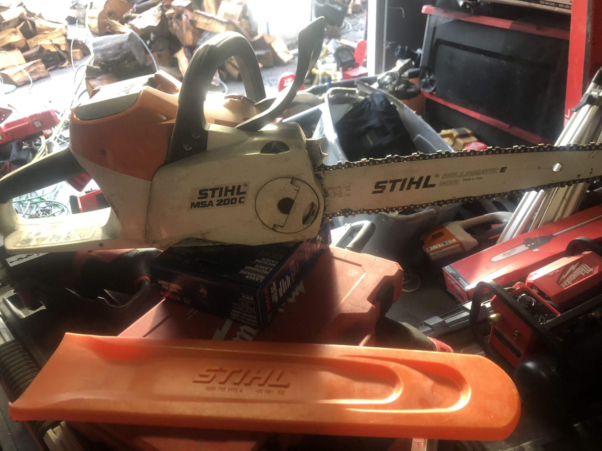 STIHL MSA 200c 14” battery powered chainsaw (tool-only)