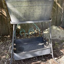 Drink And Ice Holder Or Planter