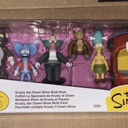 Jakks Pacific Krusty the clown Show 2.5” NIB