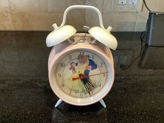 vintage Sunbeam Beauty and the Beast double bell wind-up alarm PICK UP SYLMAR