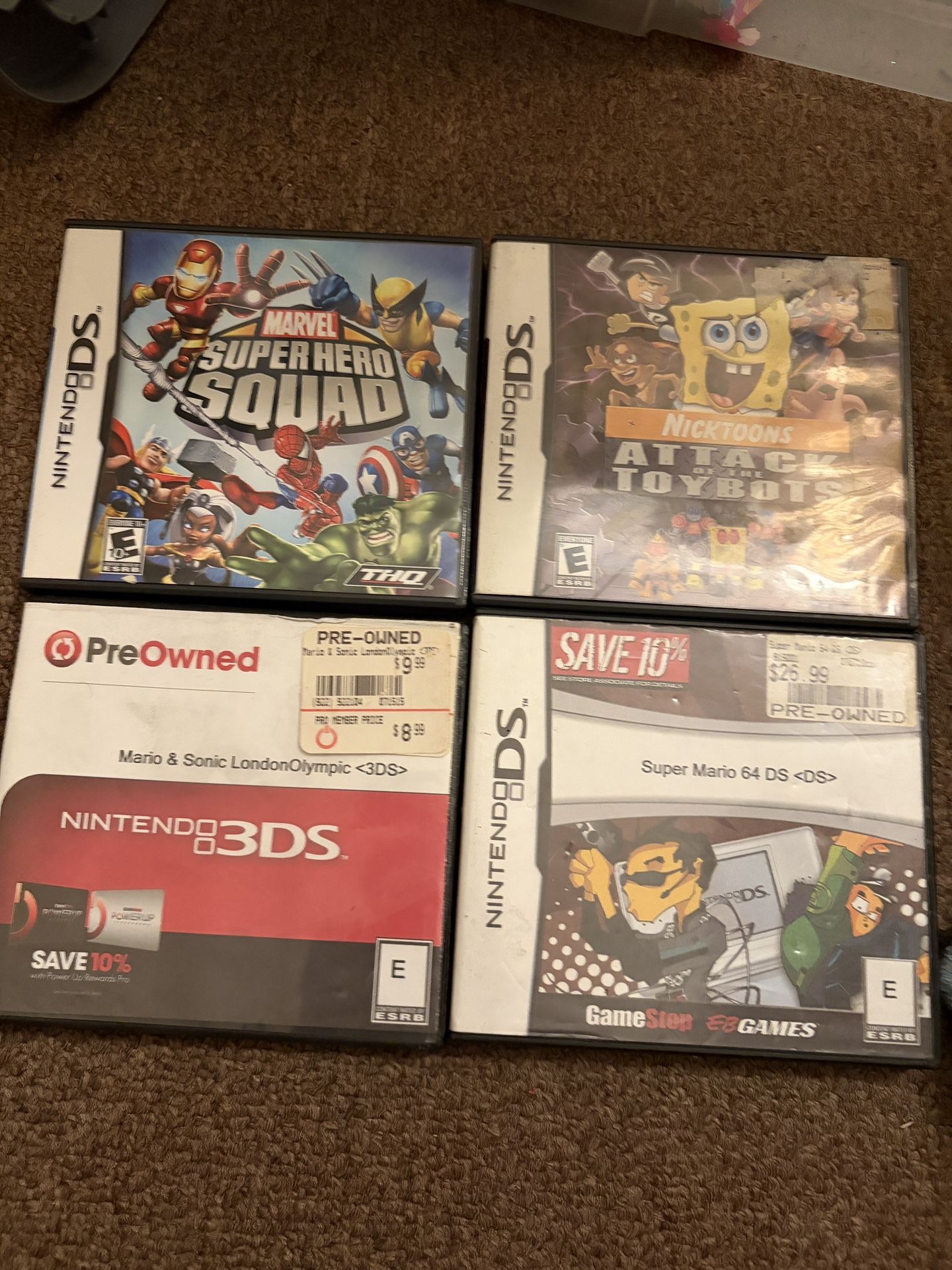 Nintendo DS games