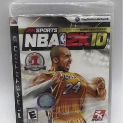 NBA 2K10 FOR SONY PLAYSTATION 3 PS3 BRAND NEW & FACTORY SEALED!