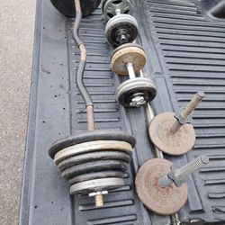 Over 200 Lbs Weights, Bars, Bench