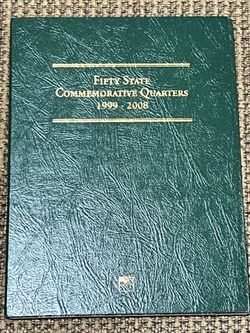 50 State Quarters book complete