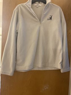 Quarter Zip Jacket Women’s Gray Sz L