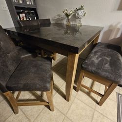 Dining  table W/chairs And Bench