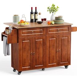 Kitchen island cart