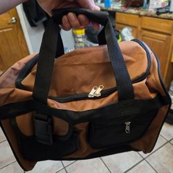New Brown Travel Duffel Bag