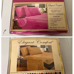Used Once Elegance Comfort Twin XL 4 PCs Set