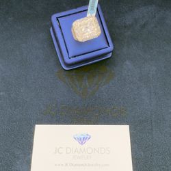 Ring Baguett And Round Diamonds 10k Gold Real Diamonds 💎 