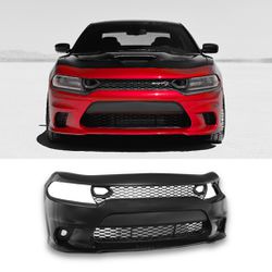 Dodge Charger SRT Hellcat style Front Bumper (Fits 2015-2023)
