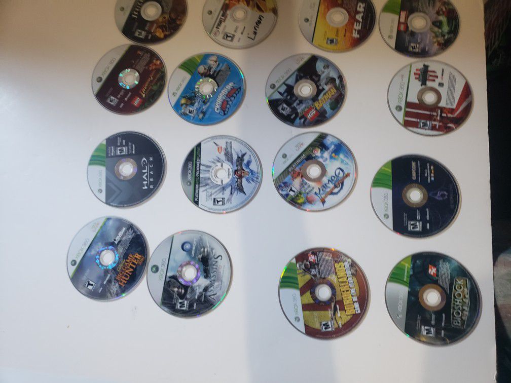 Xbox 360 Games..discs Only