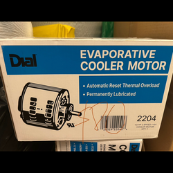 Evaporative cooler motor