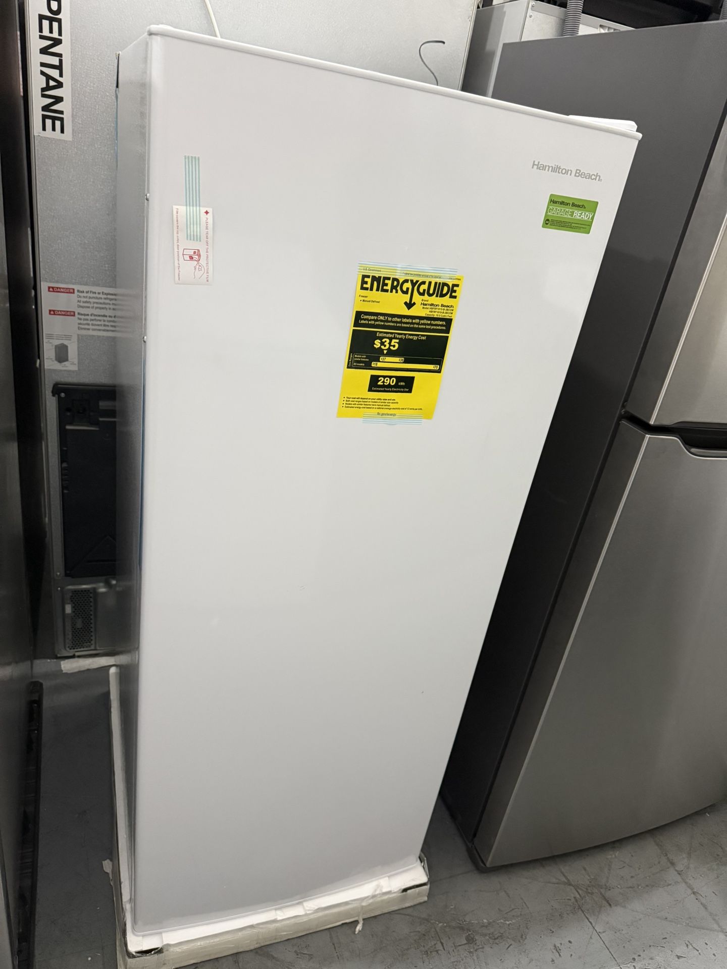 Hamilton Beach, 10.1 cu. Ft. Upright Freezer