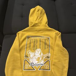 True Religion Budda card zip up hoodie