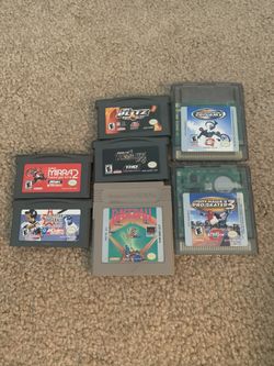 Various game boy games.