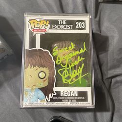 The Exorcist Regan sign JSA 